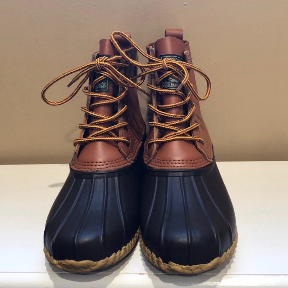 G.H. Bass & Co. Brown and Black Men’s Rain & Snow Duck Boots